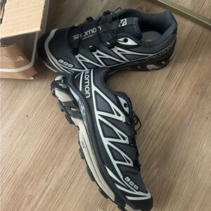 Salomon women blue and Gray Athletic Shoes Size 5 US